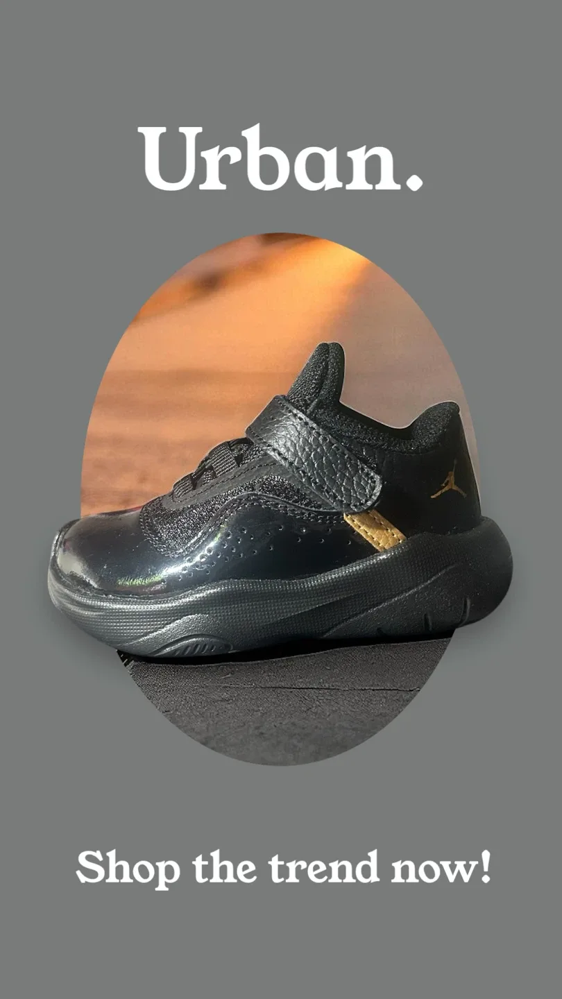 Jordan 11 CMFT Low (TD) Black/Gold Size 6C image indicator(4)