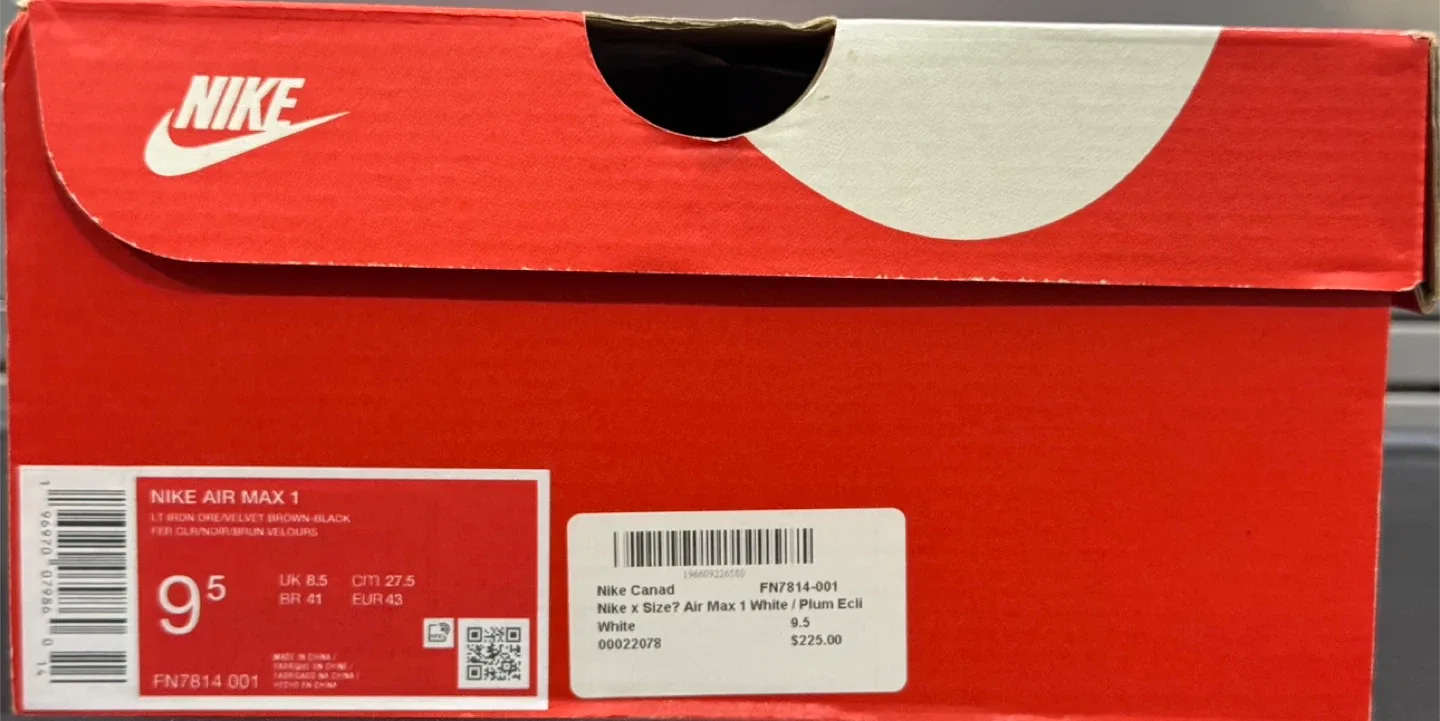 Nike x Size? Exclusive Considered Air Max 1 - Men’s Size 9.5 image indicator(7)