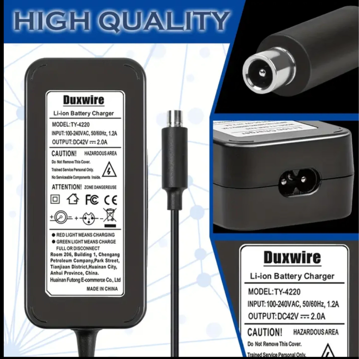 NEW Duxwire Li-ion Battery Charger TY-4220 - photo 3