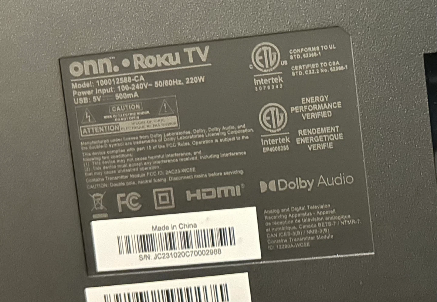 🔥 4K Ultra 70” onn Roku Smart TV with Warrenty🔥 OBO - photo 4