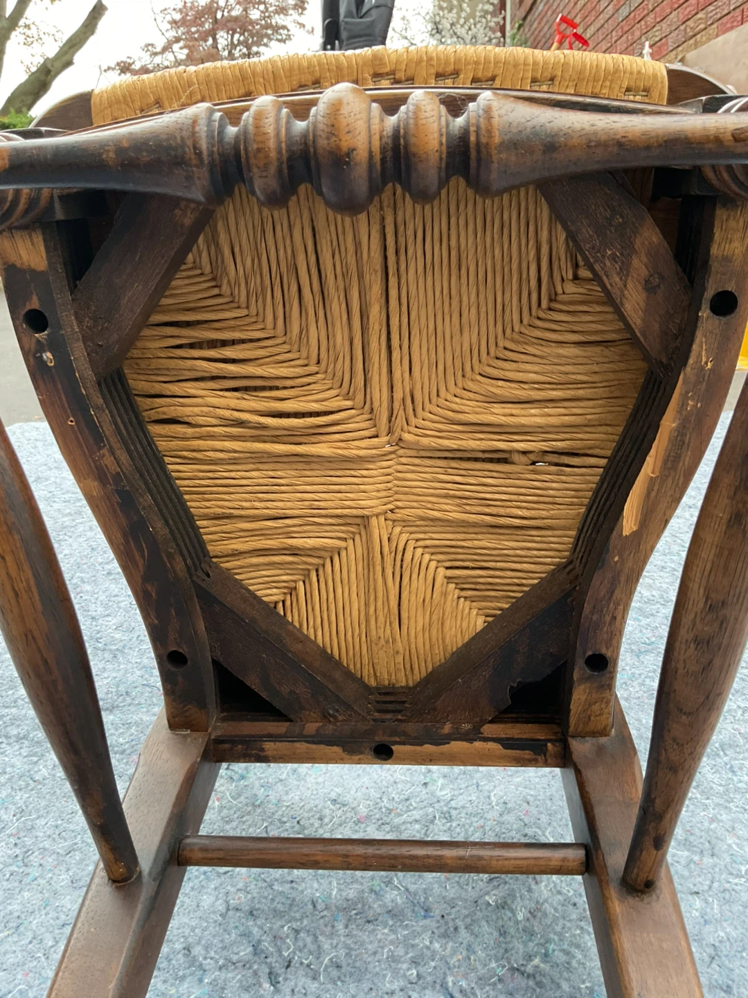 THOMASVILLE FRENCH COUNTRY FARMHOUSE DINING CHAIR WITH RUSH SEAT - photo 3