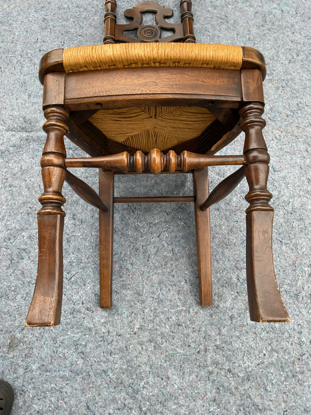 THOMASVILLE FRENCH COUNTRY FARMHOUSE DINING CHAIR WITH RUSH SEAT - photo 2