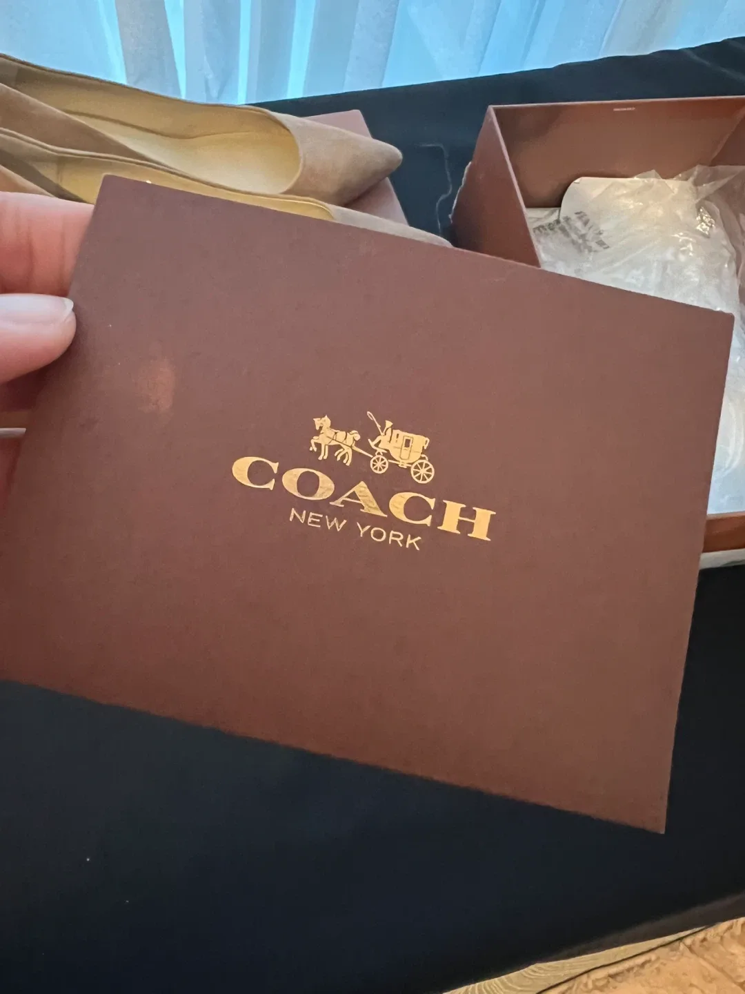 Coach Lacey Suede Heels - Size 9.5M image indicator(3)