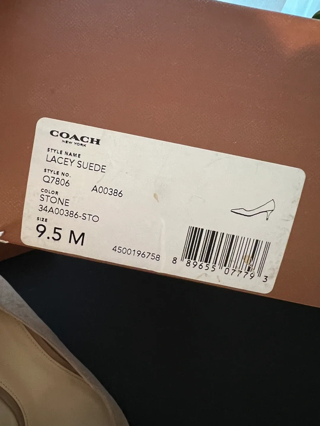 Coach Lacey Suede Heels - Size 9.5M image indicator(4)