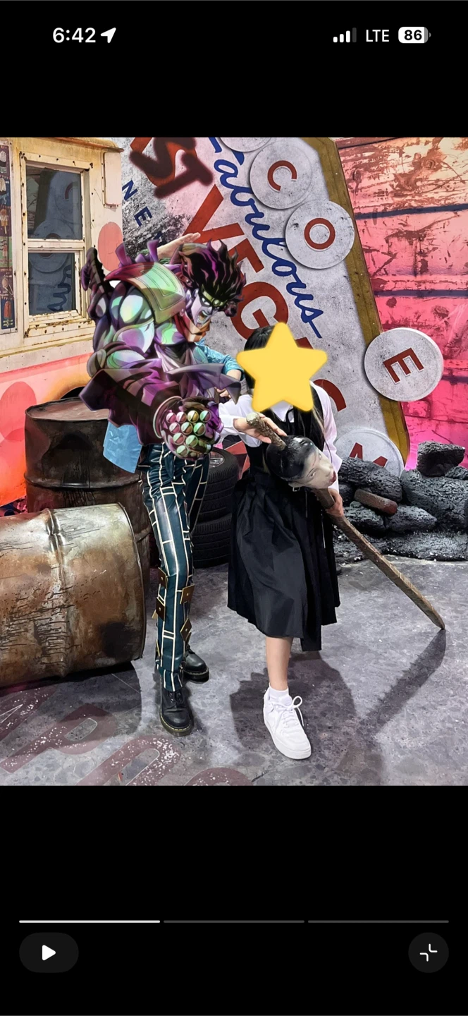 Chainsaw Man Asa Mitaka cosplay clothing and sword - photo 2