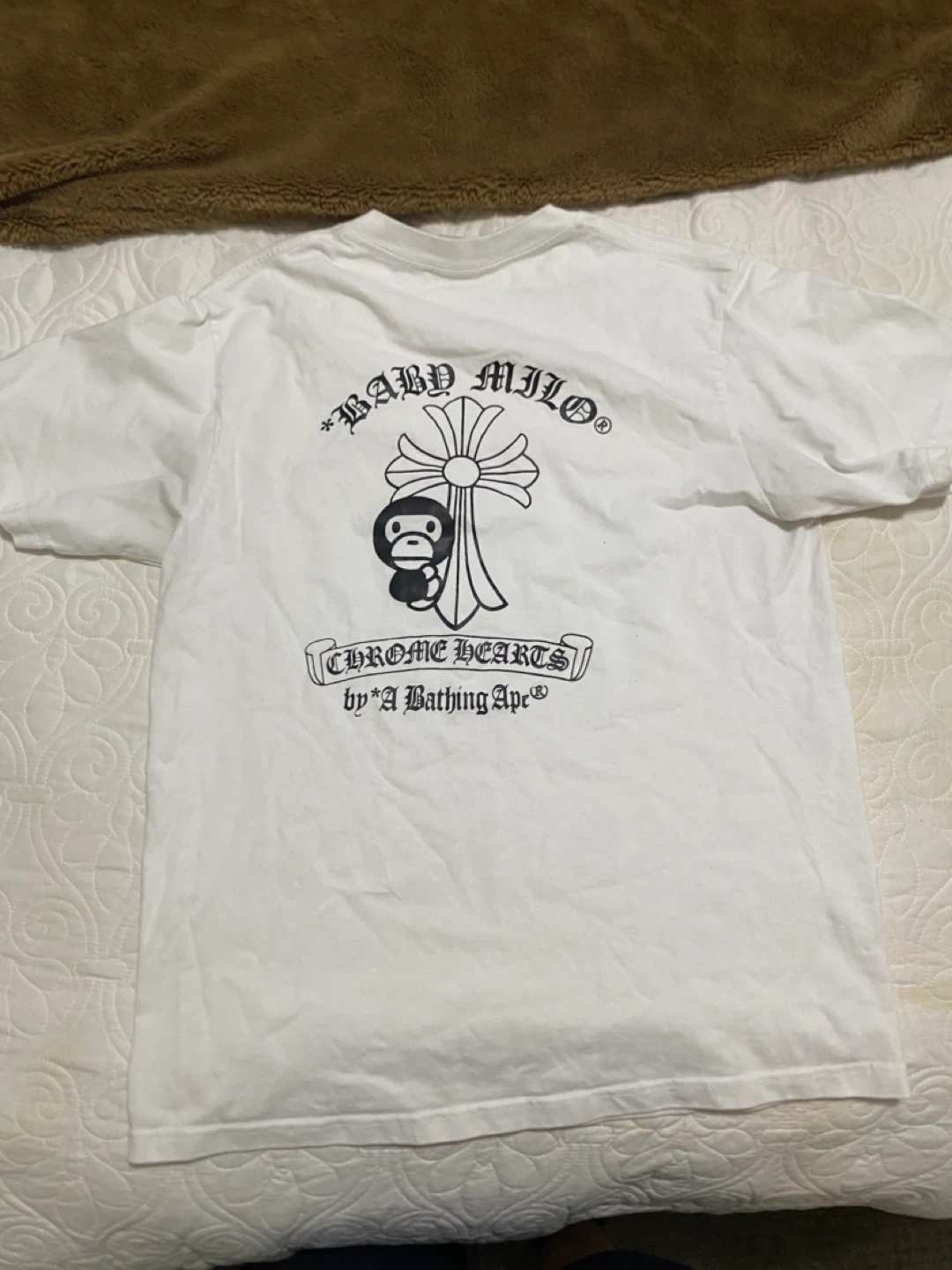 A Bathing Ape x Chrome Hearts T-Shirt - Size S - photo 3