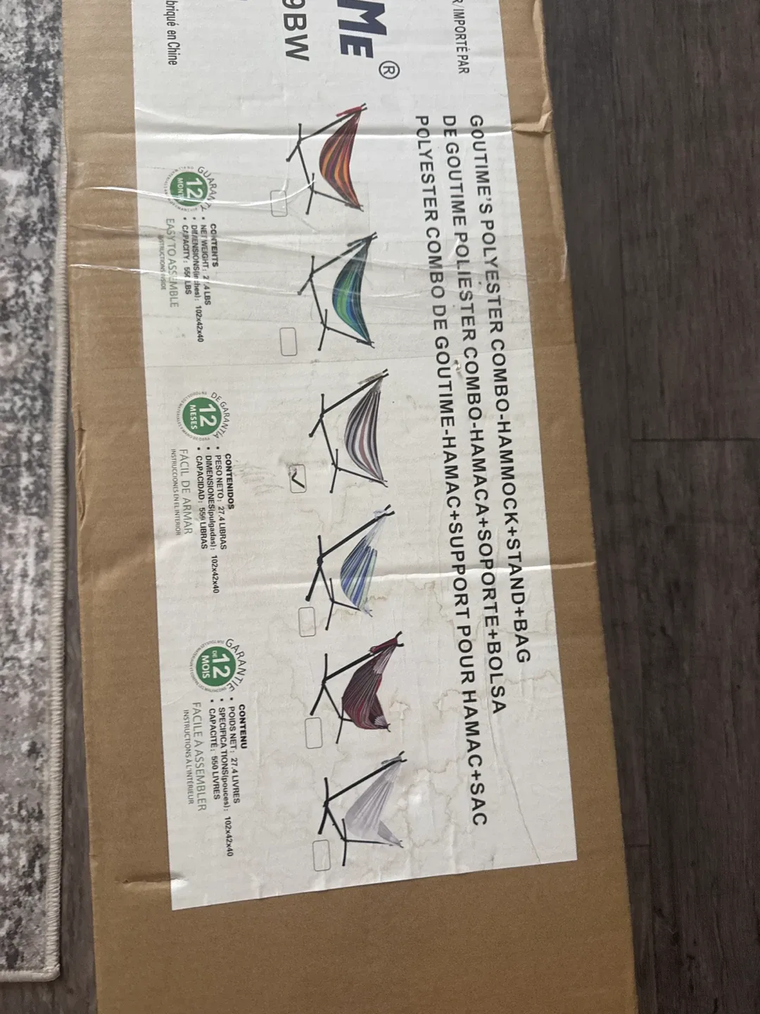 GOUTIME Polyester Combo Hammock + Stand + Bag - NEW image indicator(2)