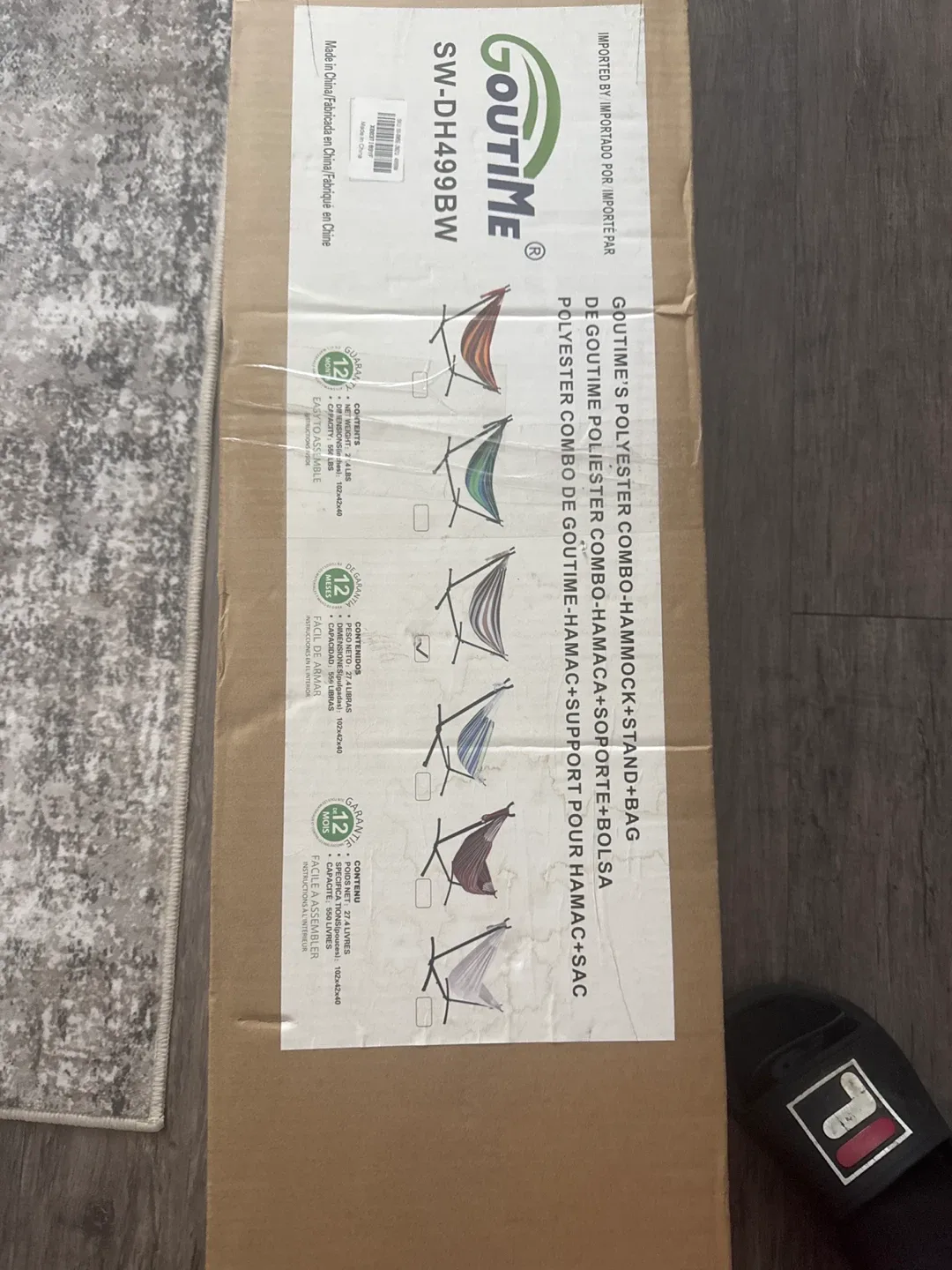 GOUTIME Polyester Combo Hammock + Stand + Bag - NEW image indicator(3)