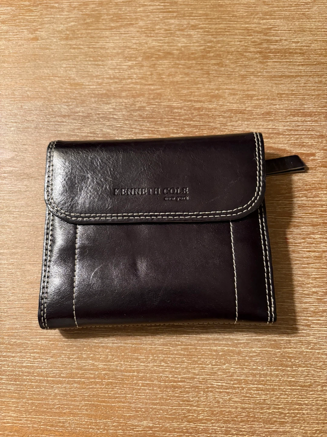 Kenneth Cole New York Black Leather Wallet