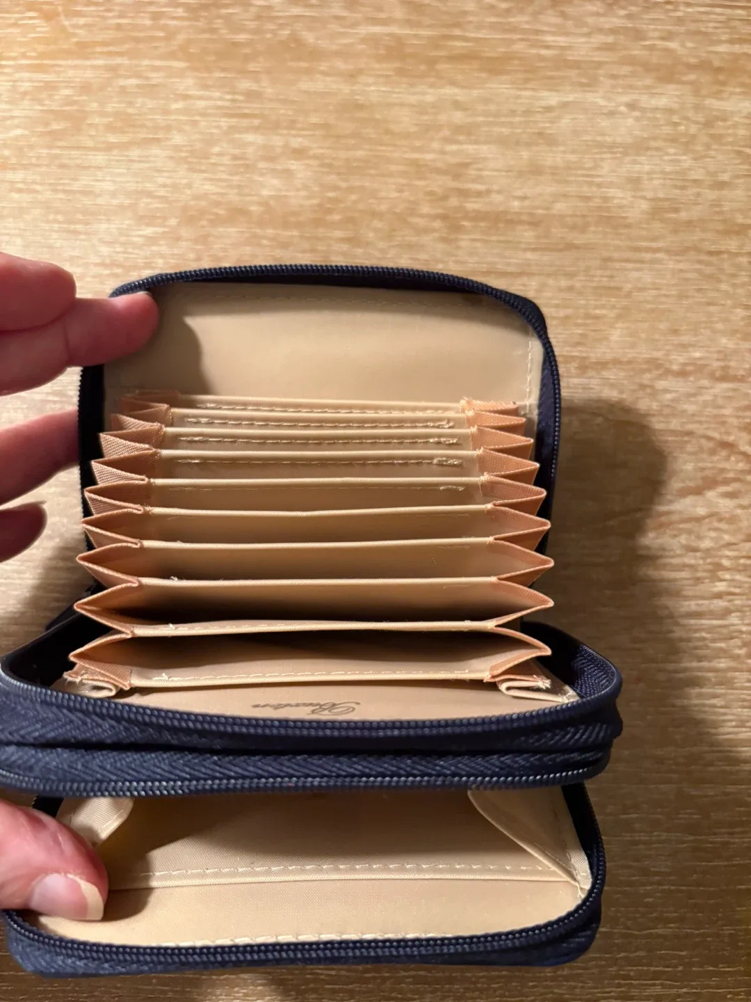 Buxton Blue Leather RFID Wallet image indicator(3)