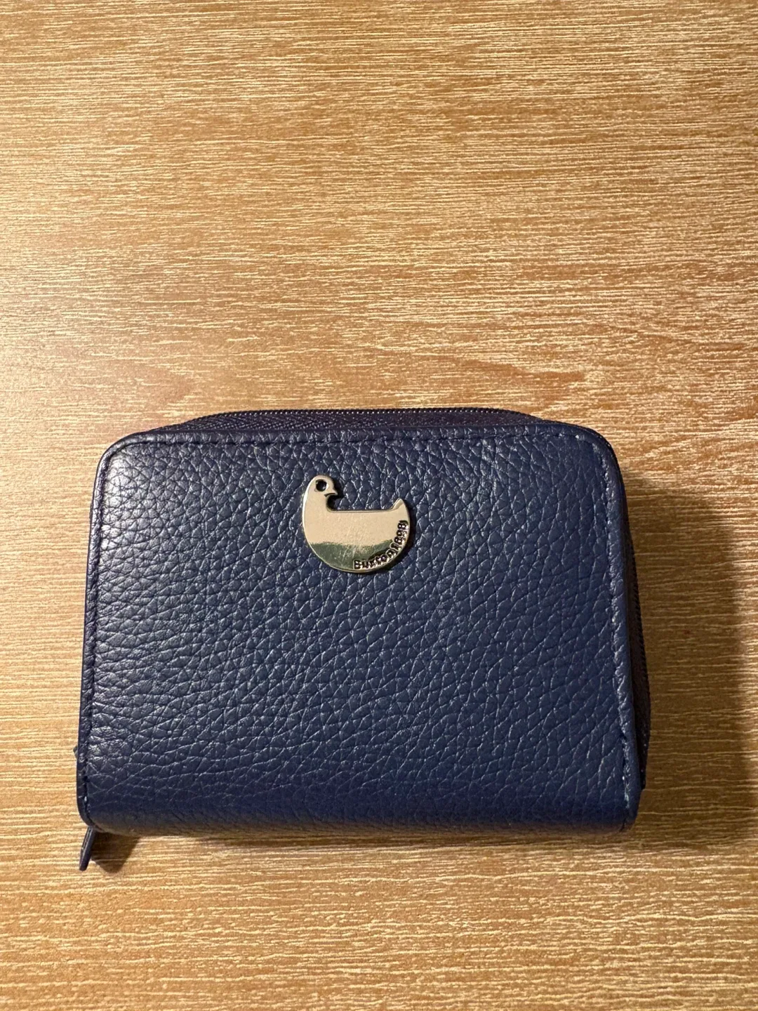 Buxton Blue Leather RFID Wallet thumbnail