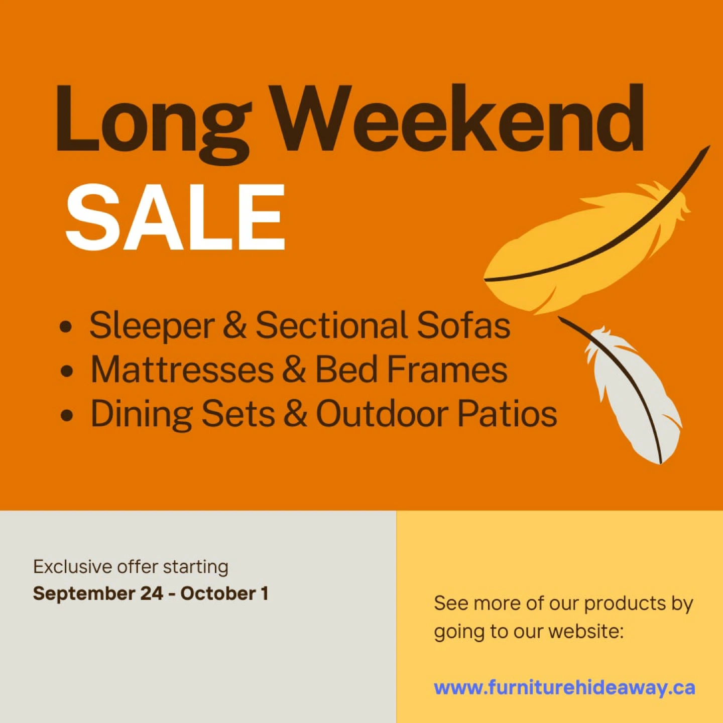 🔥Long Weekend Sale: Bright Deals on Stylish Furniture!🍊🛋️ - photo 3