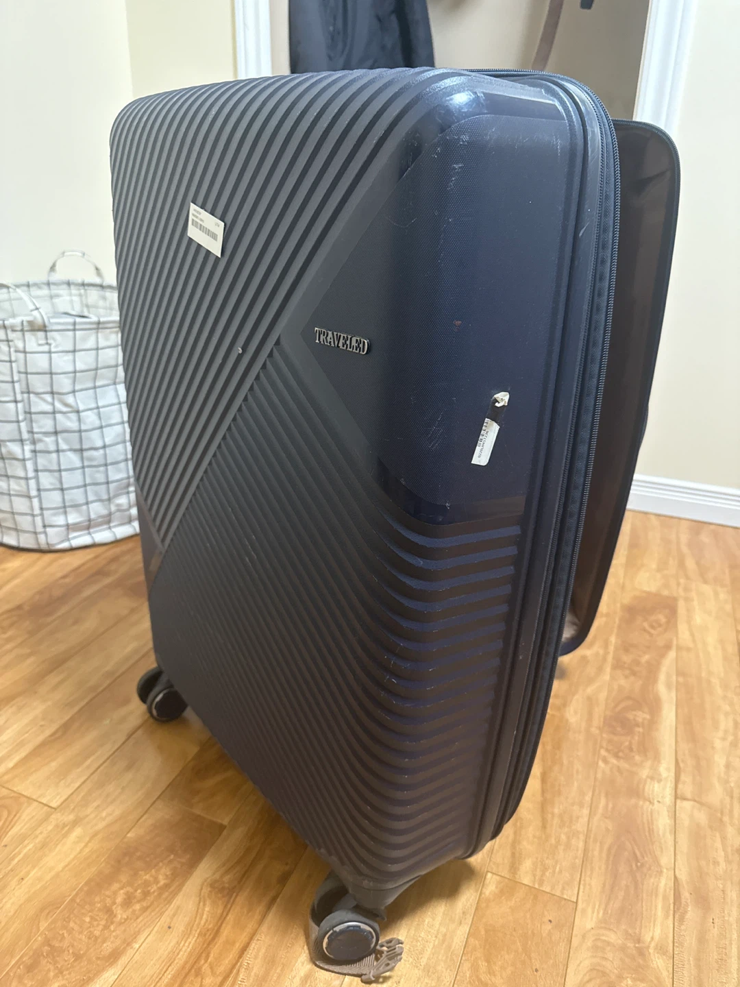 Traveled Luggage - Navy Blue