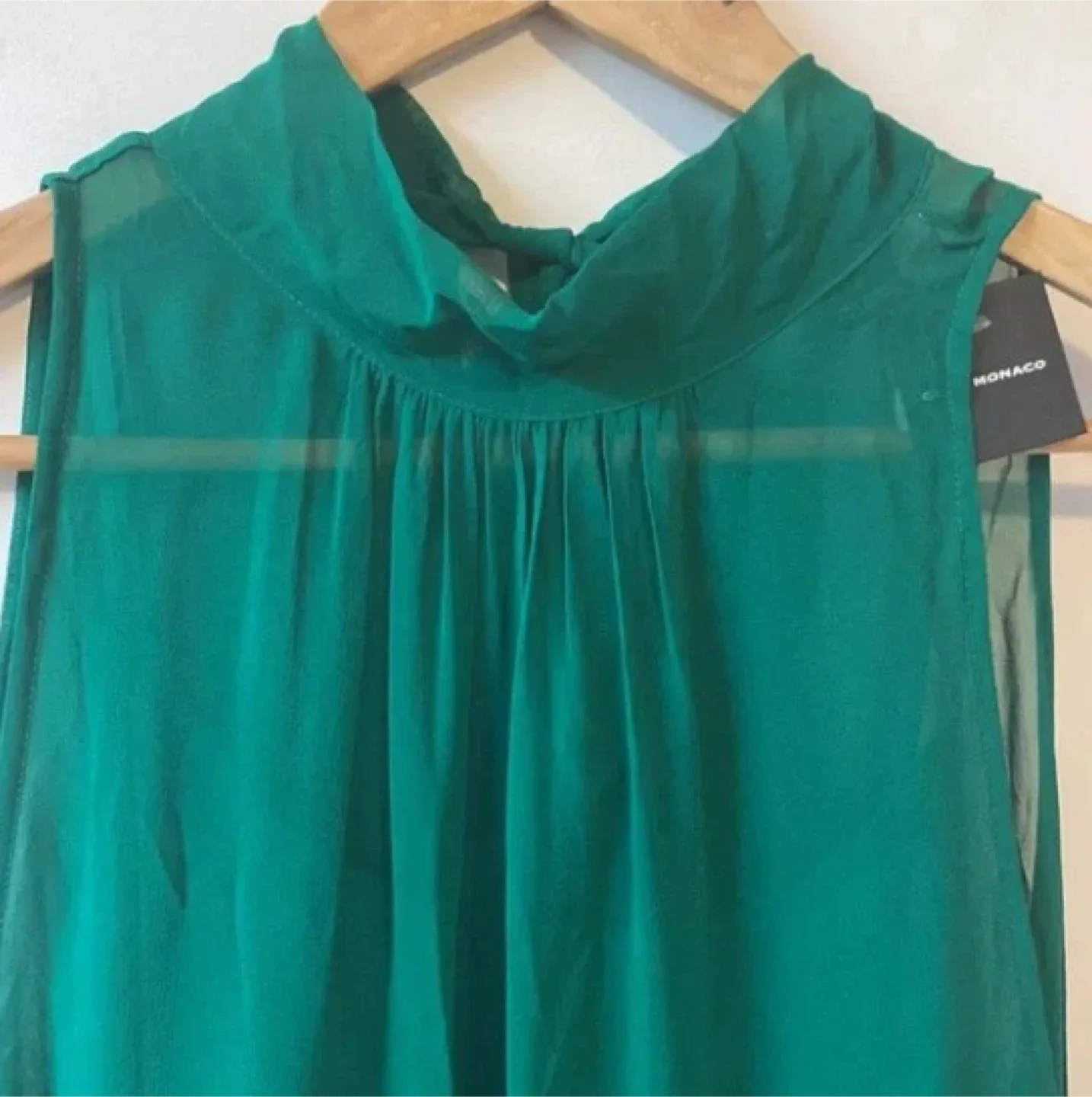 Club Monaco 100% Silk Tie Back Dress *Worn Once* image indicator(8)