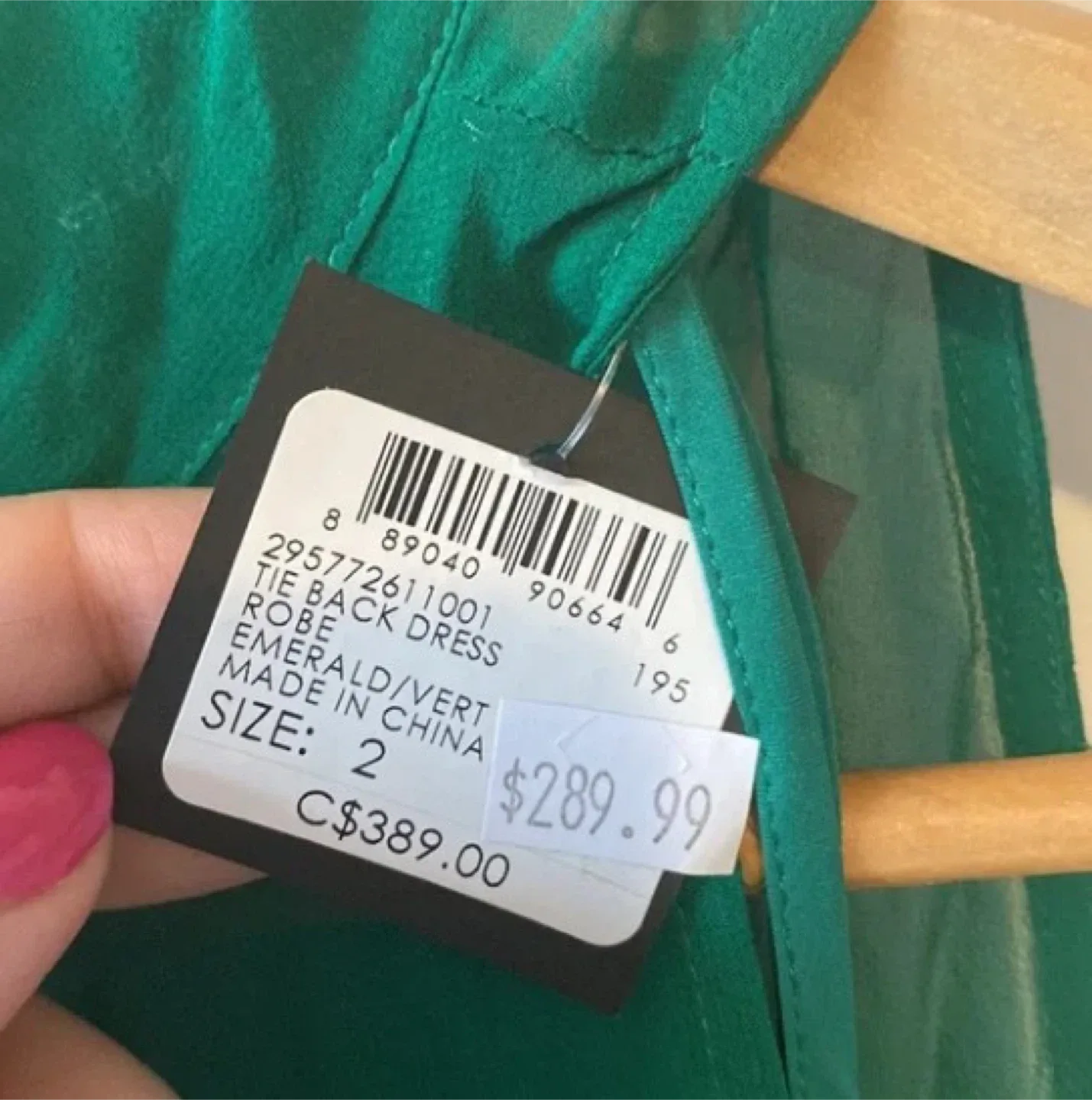 Club Monaco 100% Silk Tie Back Dress *Worn Once* image indicator(5)