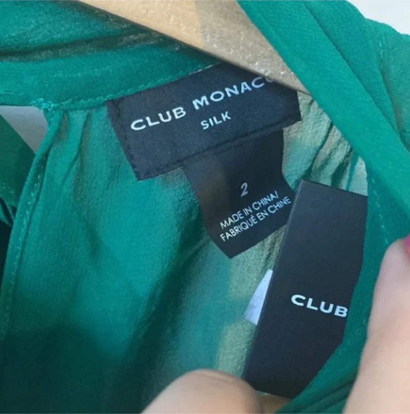 Club Monaco 100% Silk Tie Back Dress *Worn Once* image indicator(4)