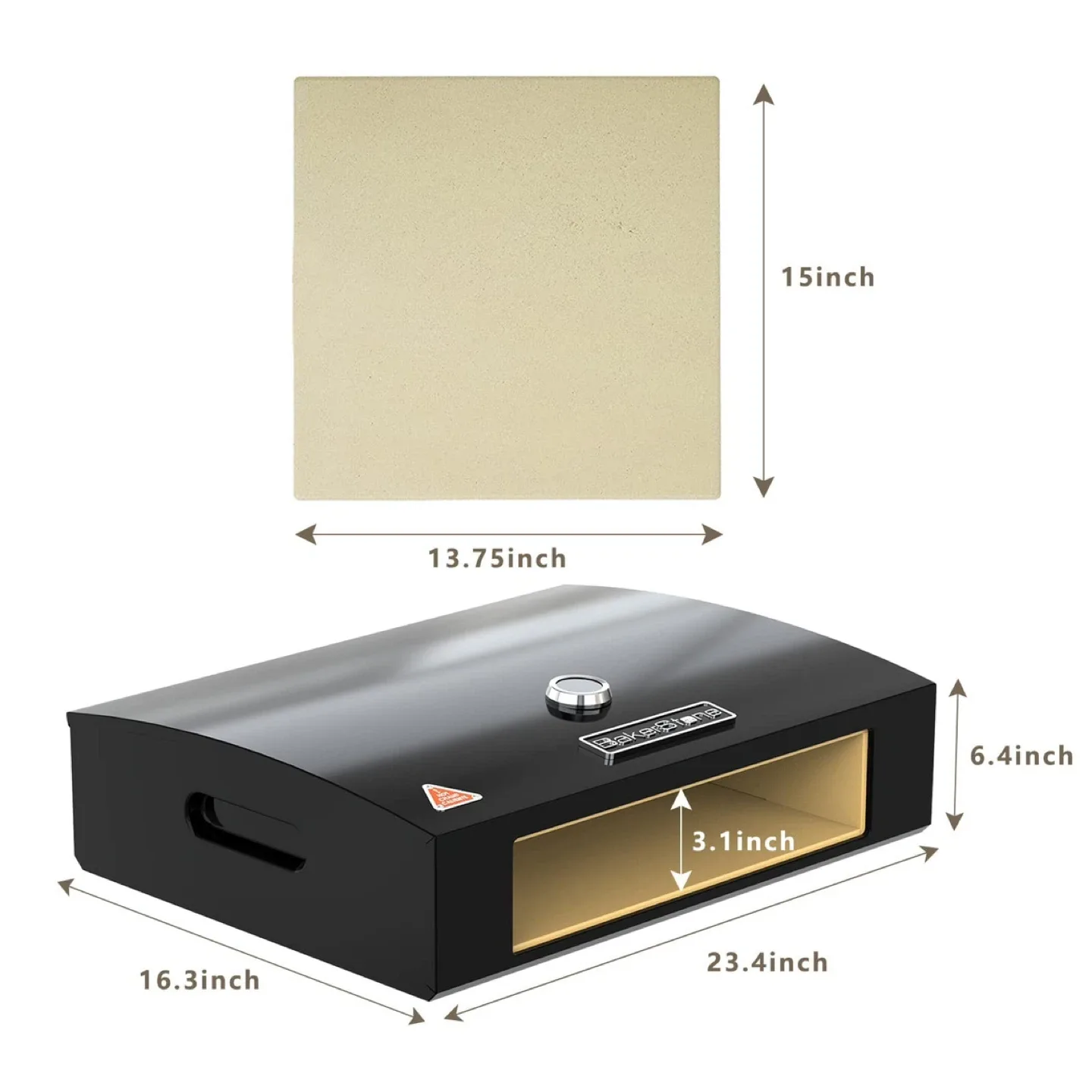 BakerStone Pizza Oven Box image indicator(6)