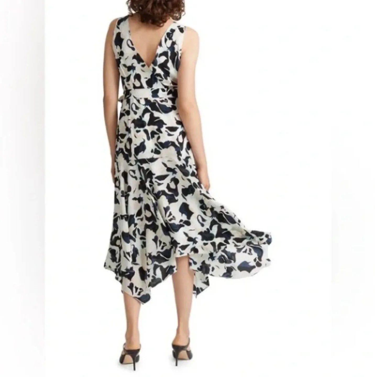 Club Monaco 100% Silk Wrap Effect Dress *Brand New With Tags* image indicator(2)