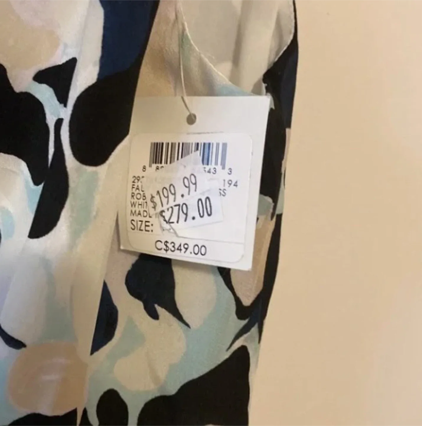 Club Monaco 100% Silk Wrap Effect Dress *Brand New With Tags* image indicator(7)