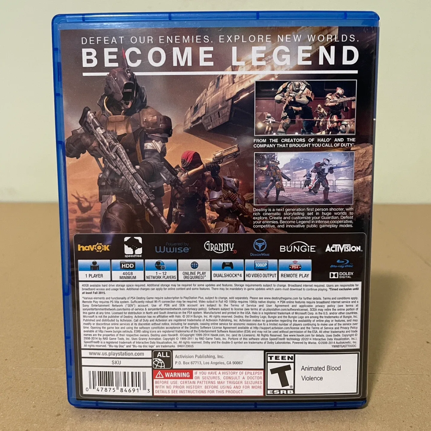 Destiny PS4 PlayStation 4 Game image indicator(3)