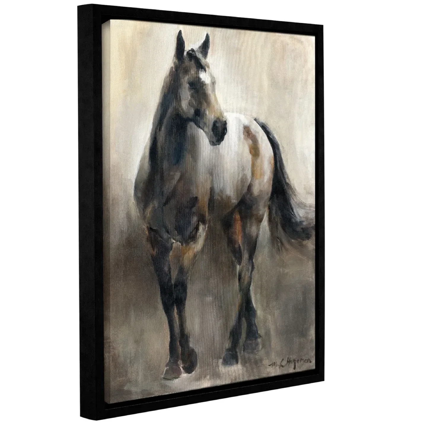 Wild Horse Print Painting on Canvas by Marilyn Hageman image indicator(2)