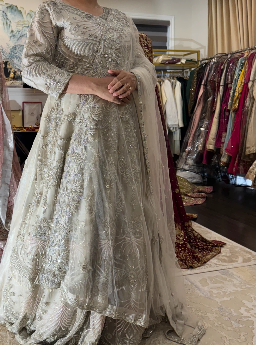 Embroidery and hand work Dress