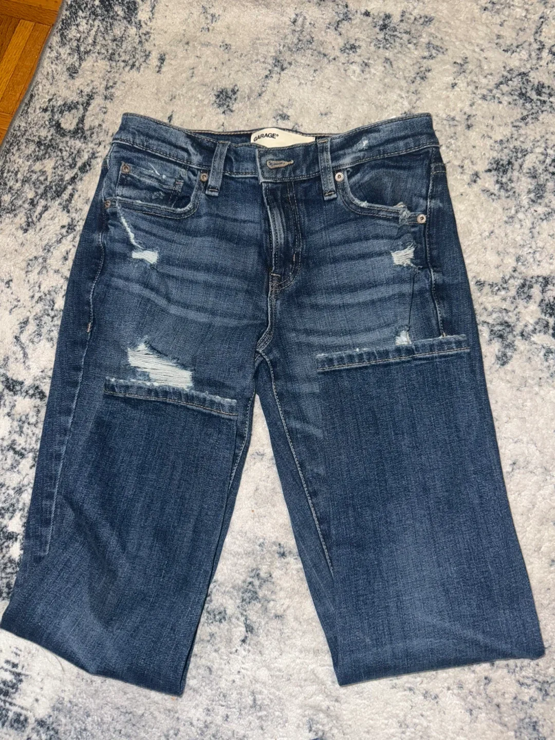 Garage Distressed Denim Jeans - Size 0 thumbnail