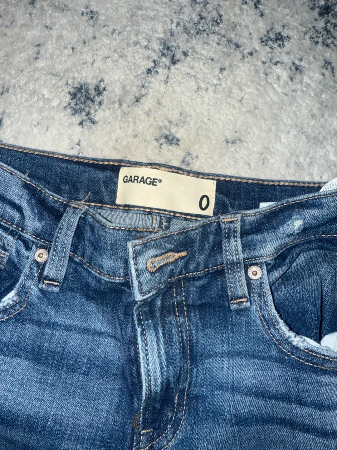 Garage Distressed Denim Jeans - Size 0 image indicator(3)