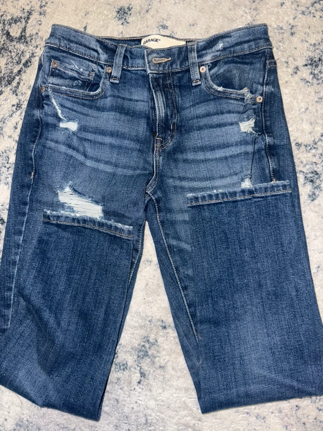 Garage Distressed Denim Jeans - Size 0 image indicator(2)