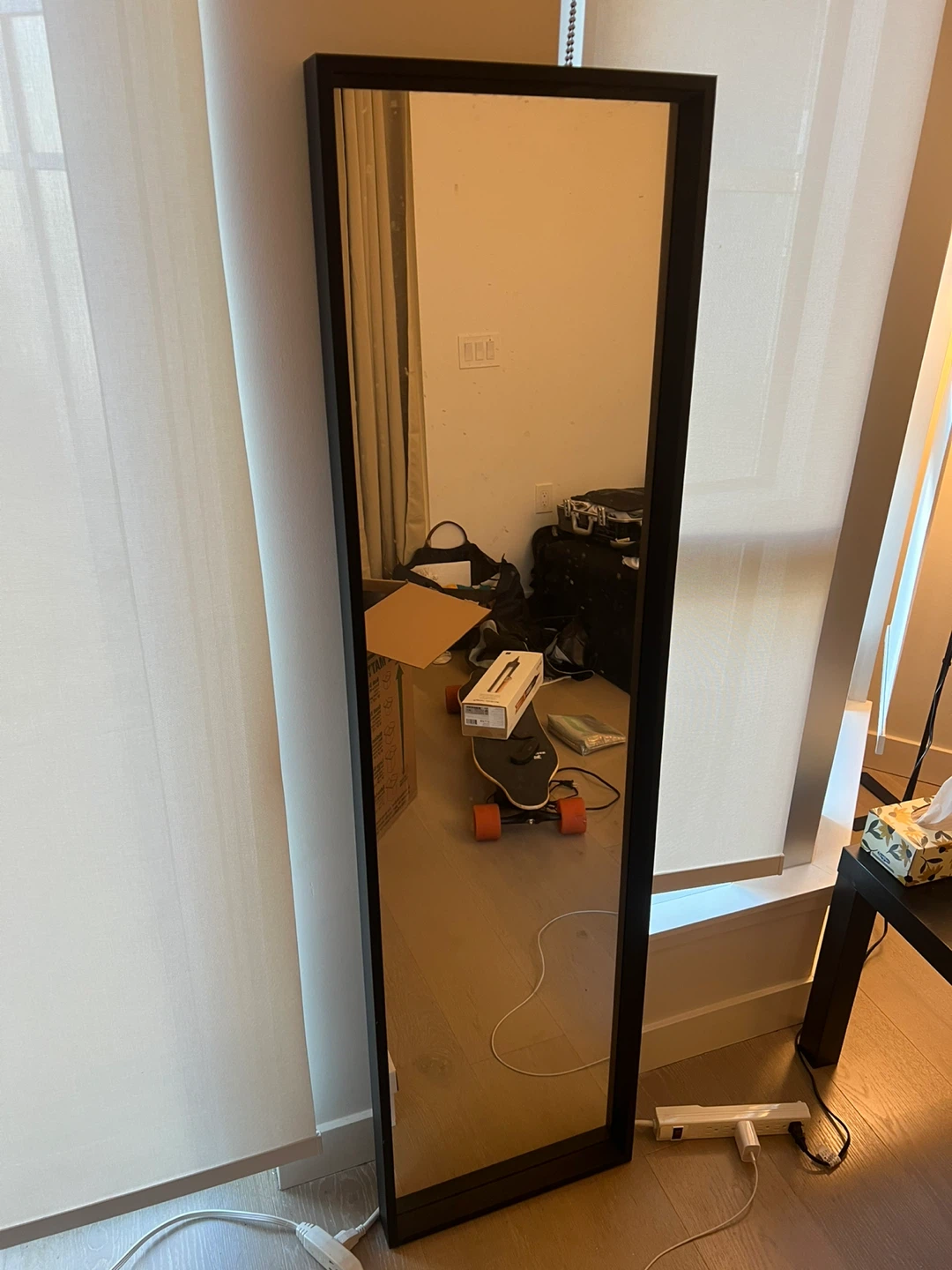 IKEA NISSEDAL Black Mirror - 40x150 cm