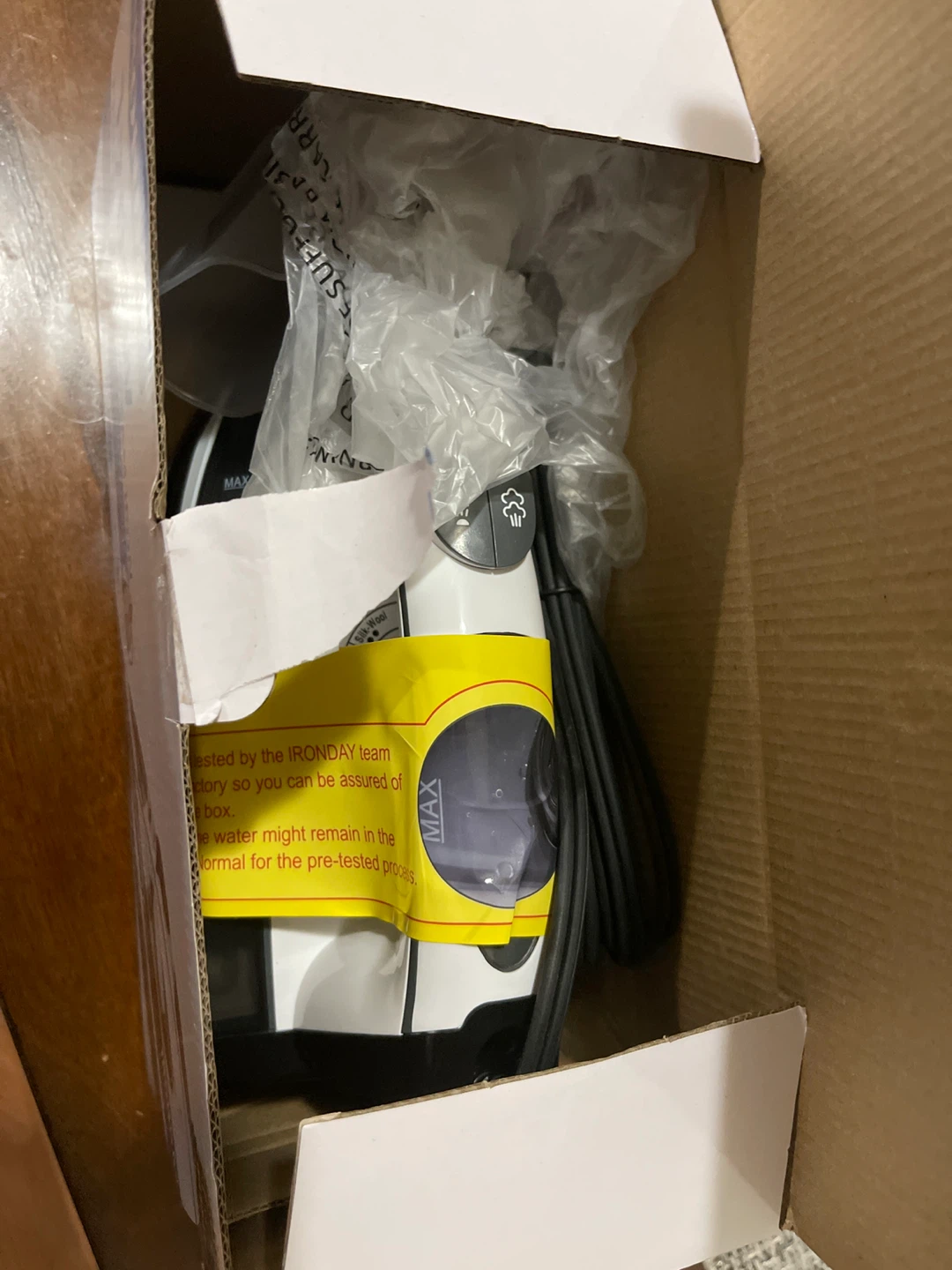IRONDAY 1700W Professional Steam Iron - NEW! - photo 4