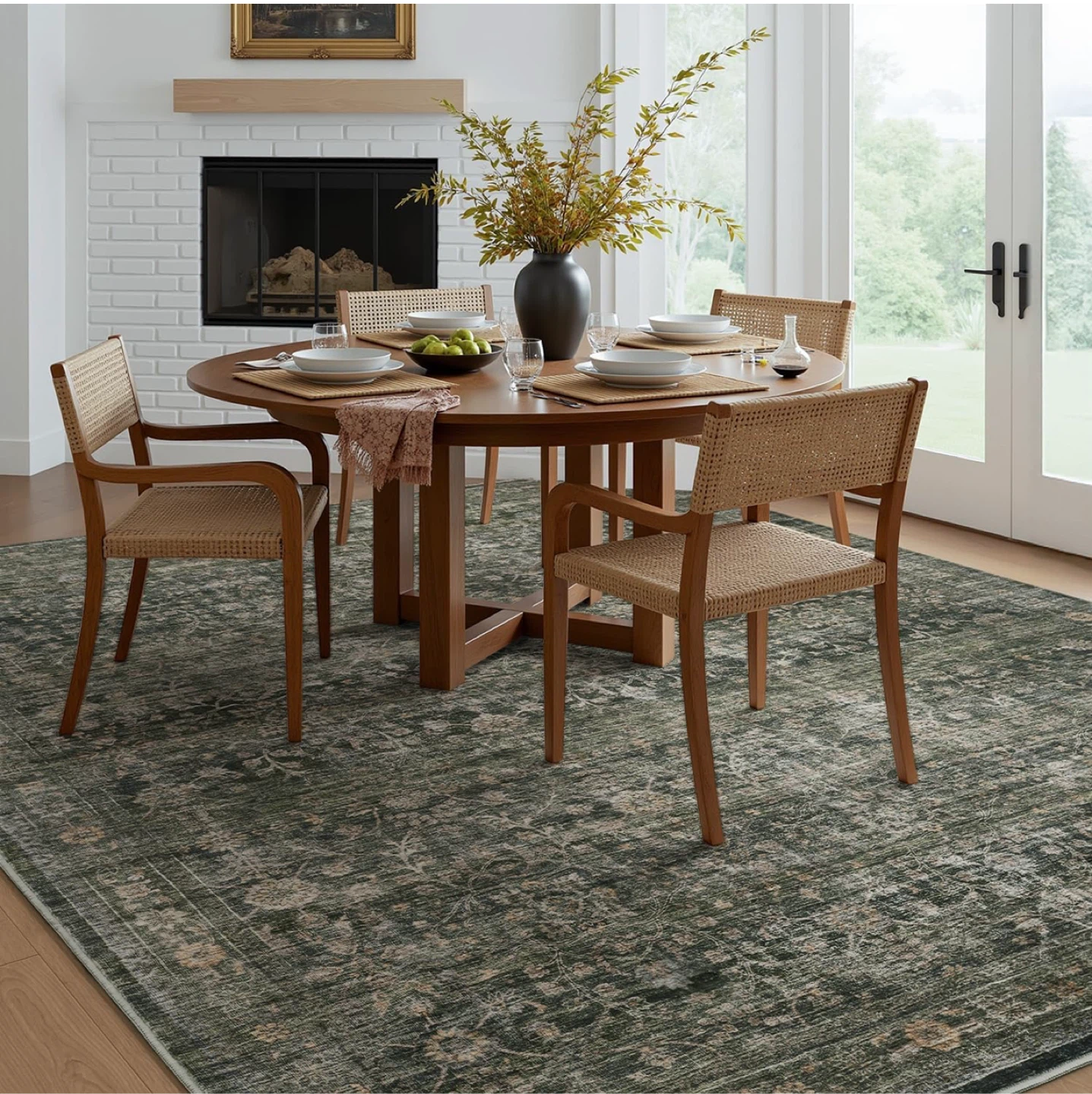 9x6’ Vintage Area Rug - Non-Slip & Durable - photo 5