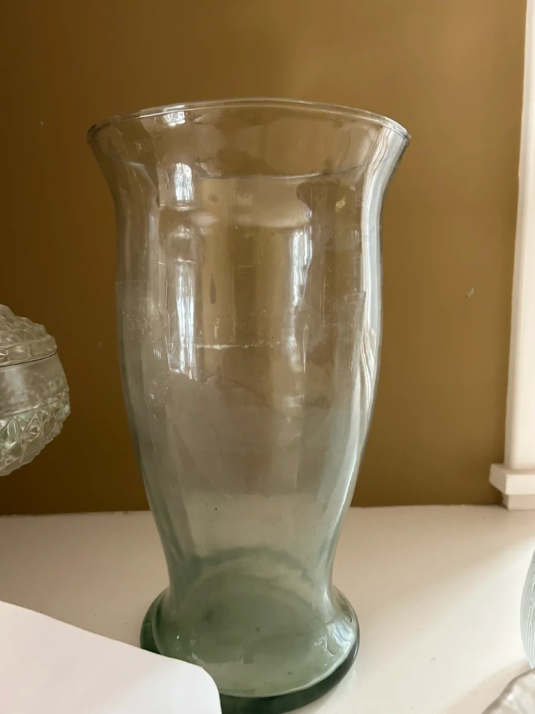 Clear Glass Vase thumbnail
