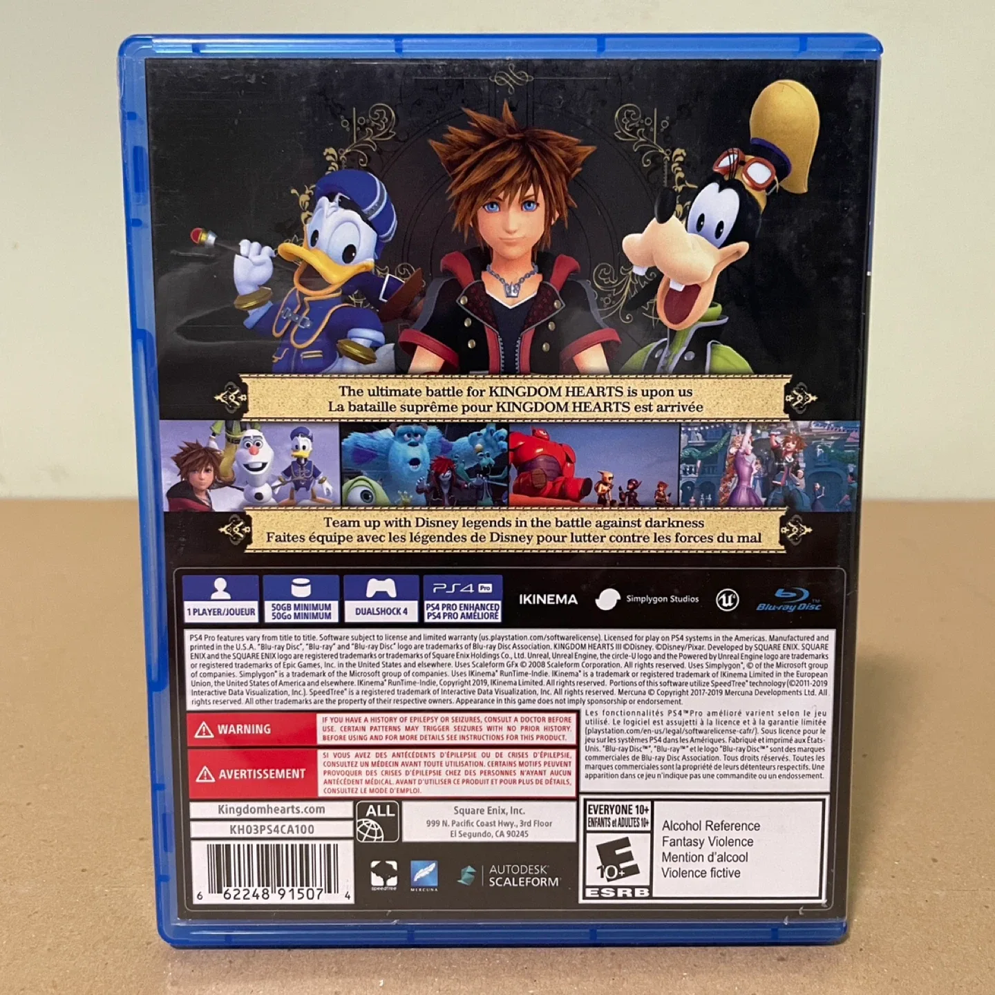 Kingdom Hearts III with Exclusive Art Cards PS4 image indicator(3)
