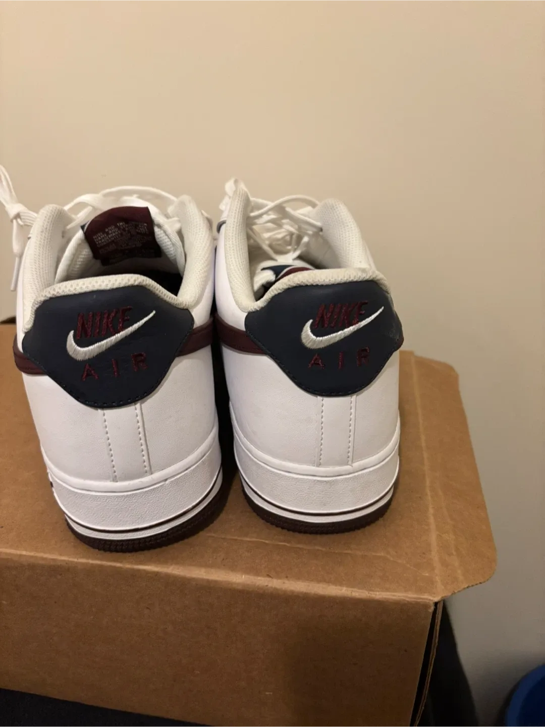 Nike Air Force 1 Low White/Burgundy image indicator(3)