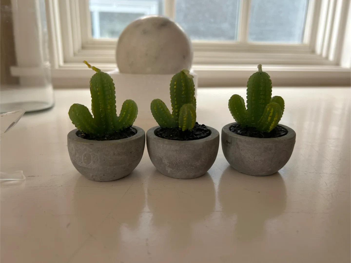 Cactus Candle Set - Cute Home Decor thumbnail
