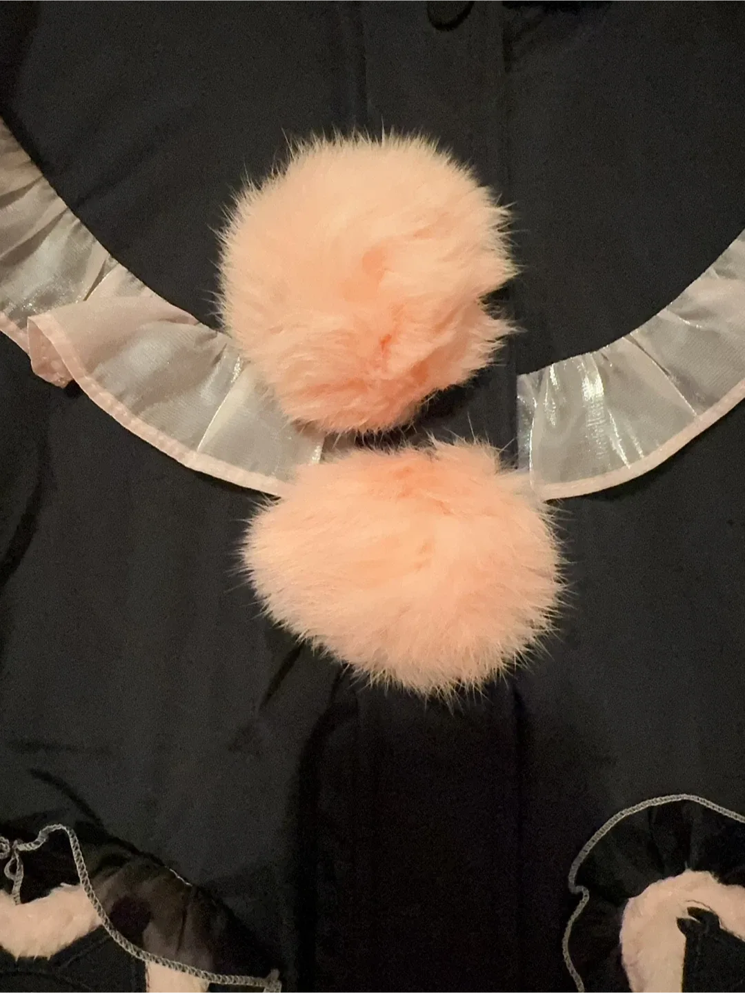 Kuromi Black & Pink Winter Coat Toddler size 6-7T image indicator(4)