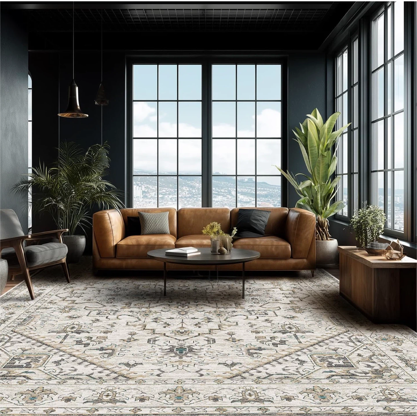 9x6’ Ultra Soft Faux Cashmere Area Rug - photo 2