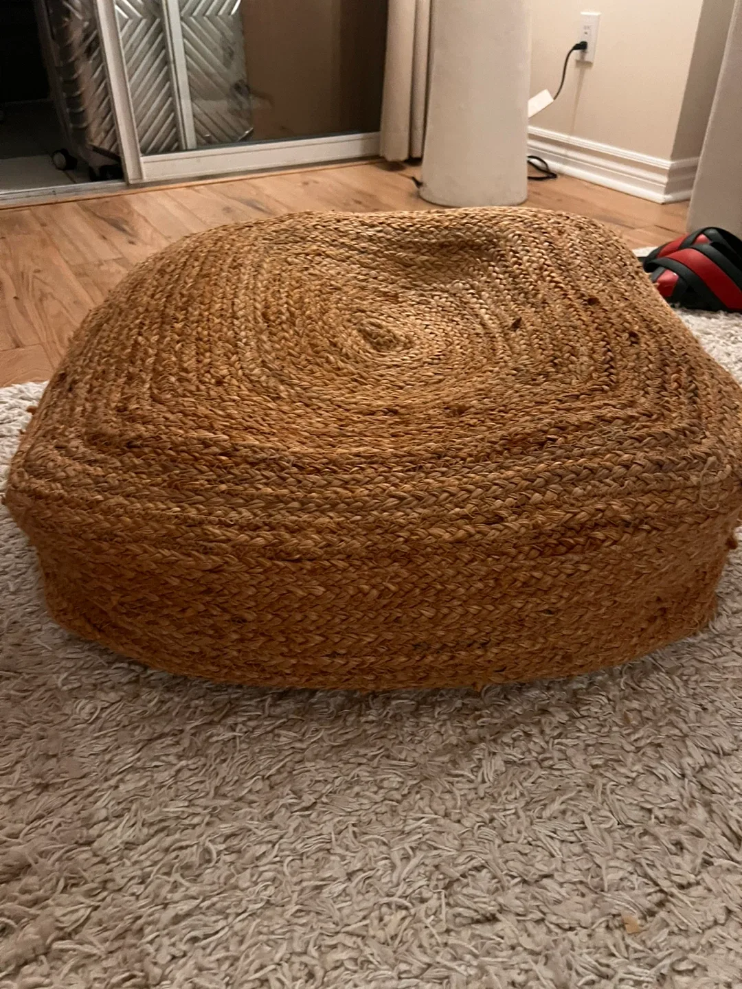 Woven Jute Pouf Ottoman from Structube image indicator(2)