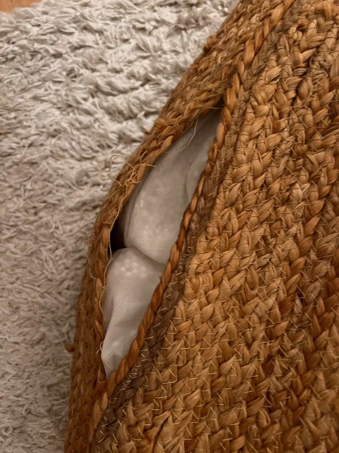 Woven Jute Pouf Ottoman from Structube image indicator(3)