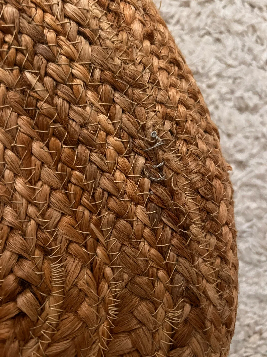 Woven Jute Pouf Ottoman from Structube image indicator(5)