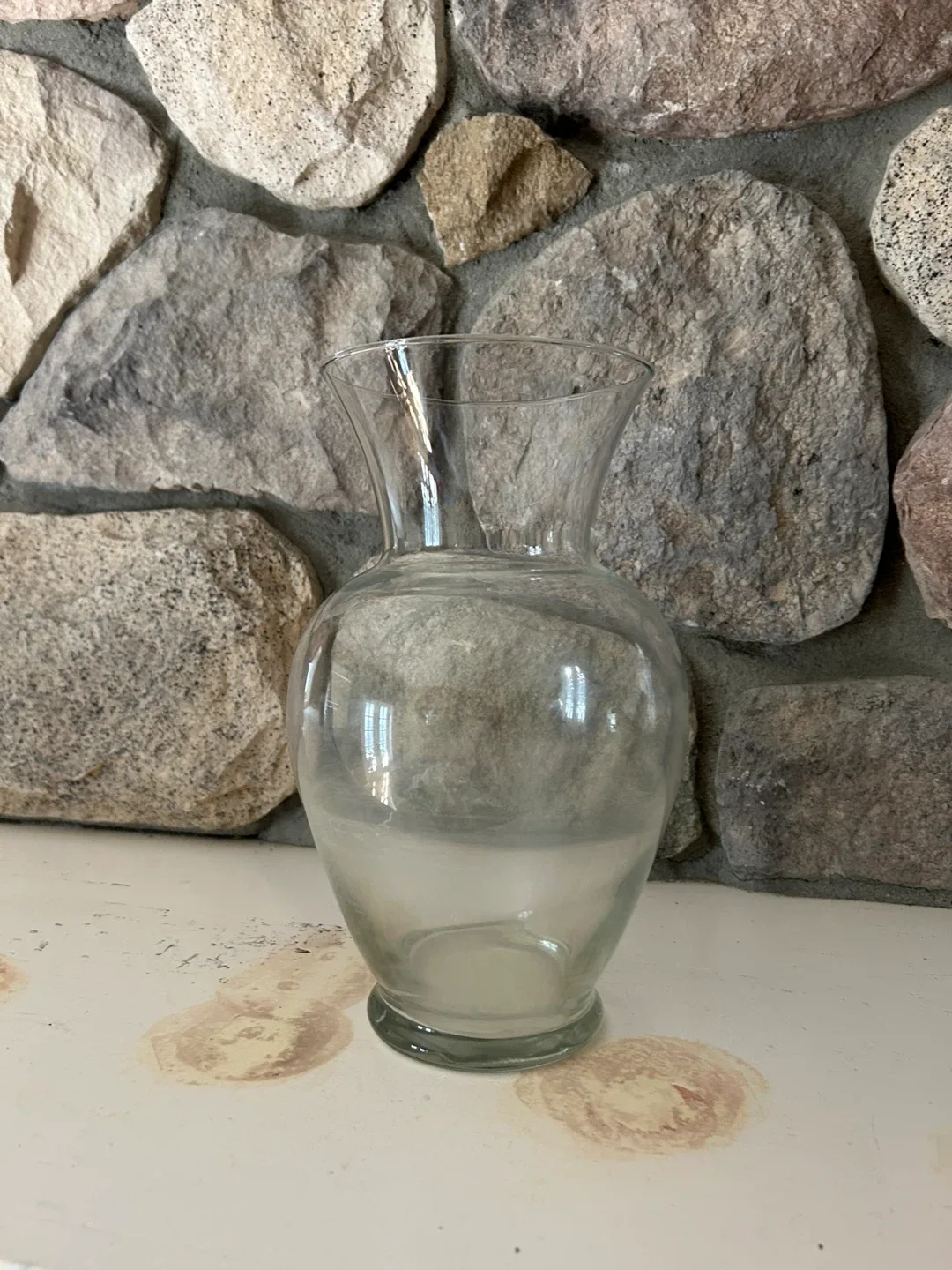 Clear Glass Vase thumbnail