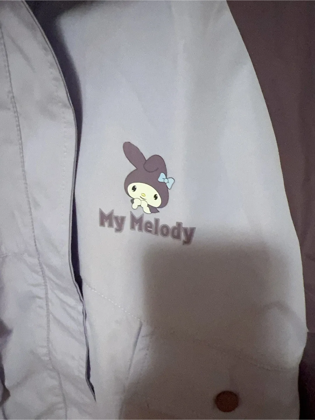 My Melody Purple Hooded Jacket Toddler size 6-7T image indicator(3)