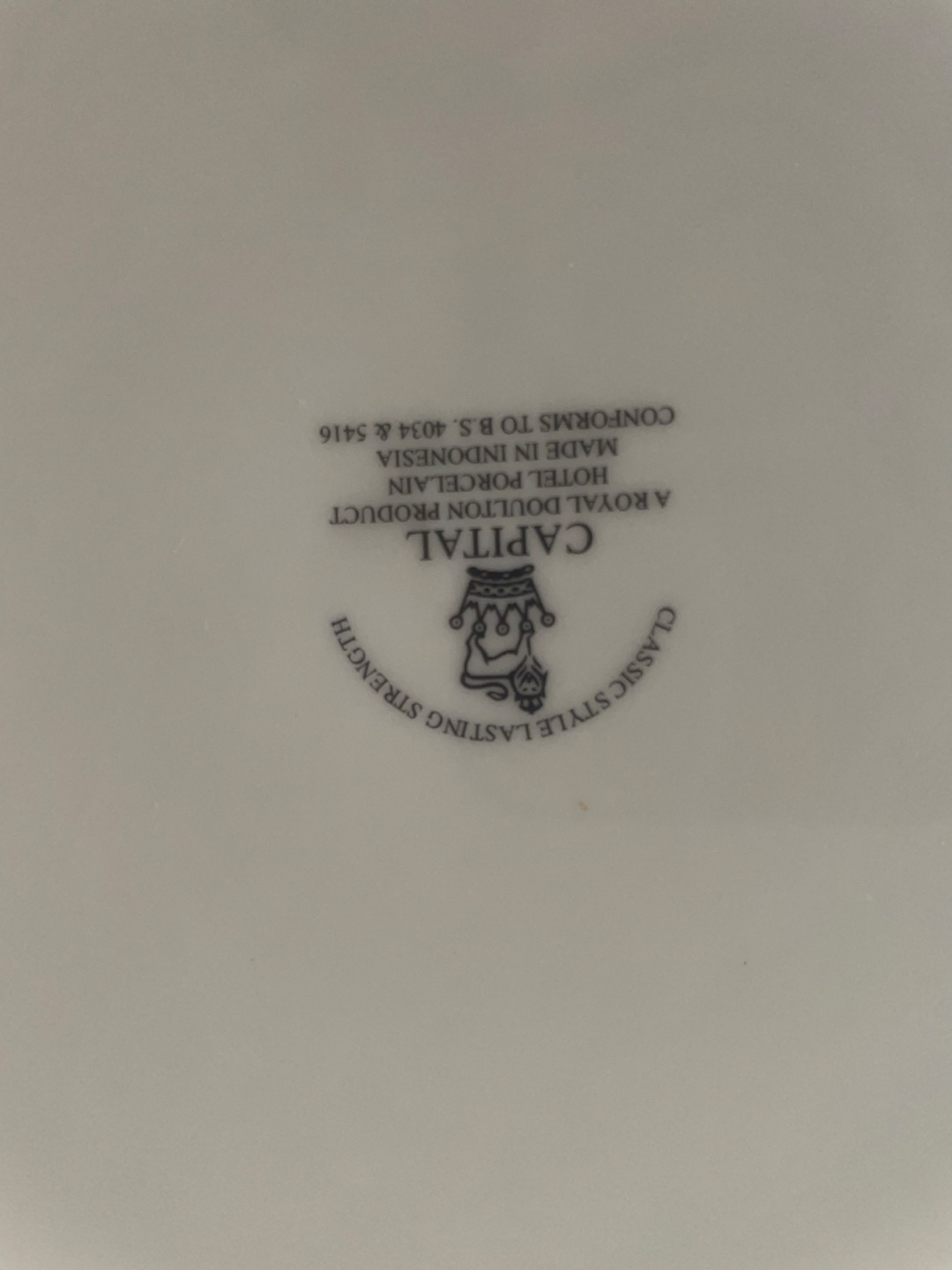 Capital Hotel Porcelain Plates - photo 2