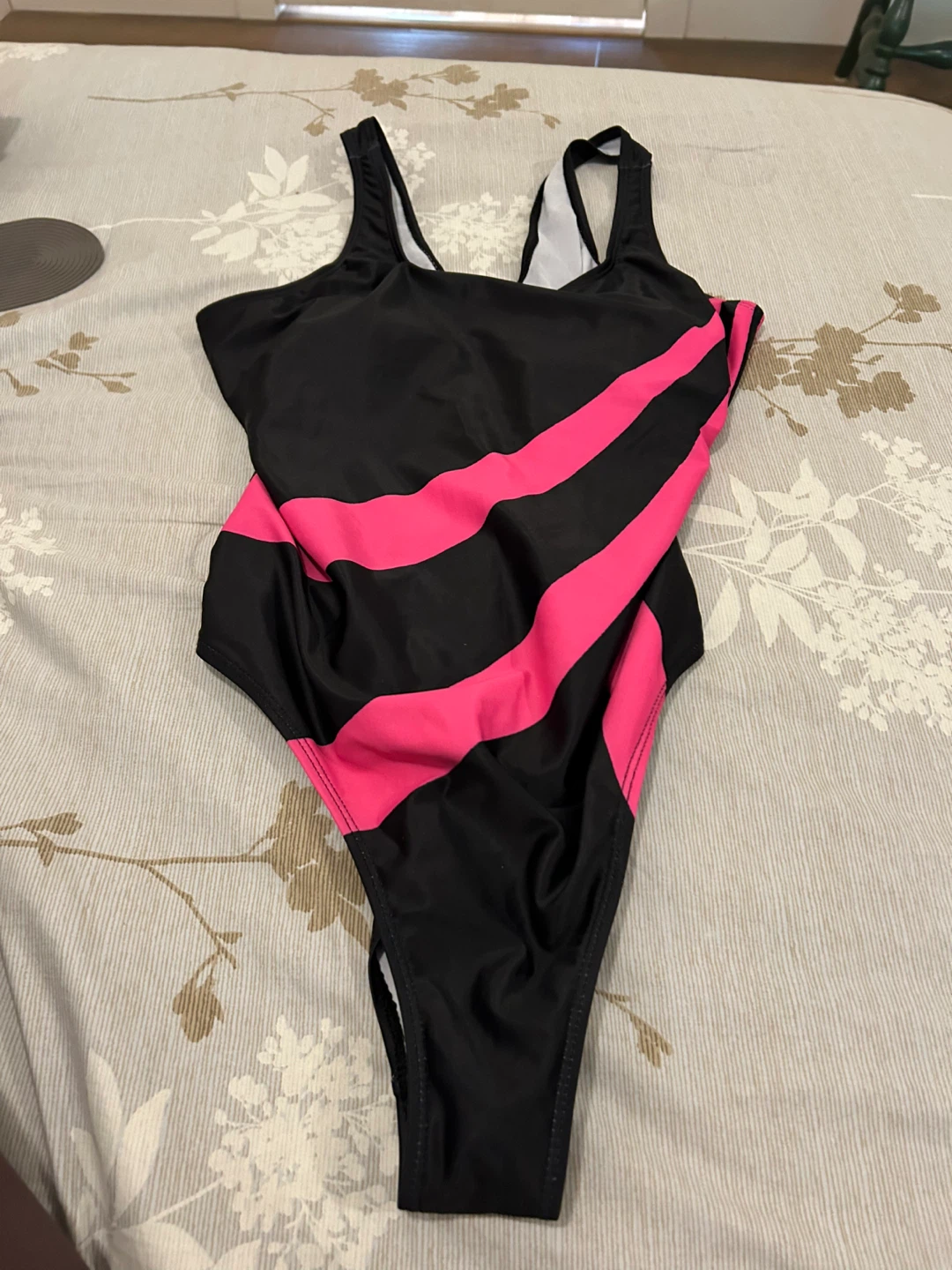 Xl or size 14 Black and Pink Swimsuit