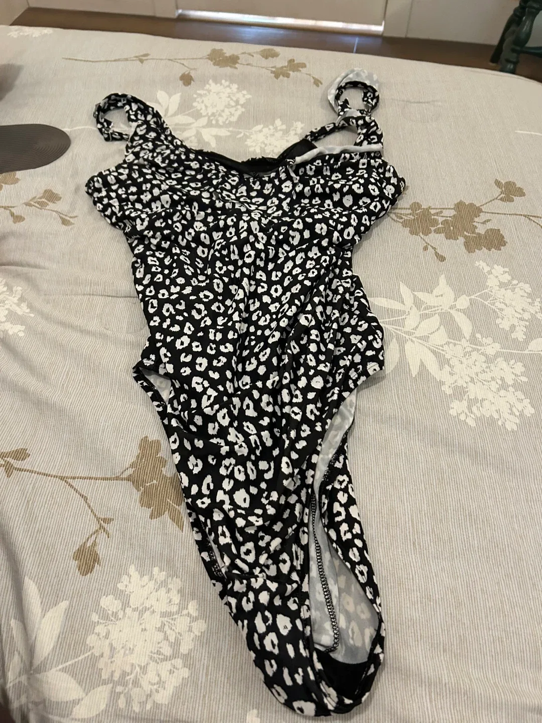Size 12 Black & White Swimsuit thumbnail