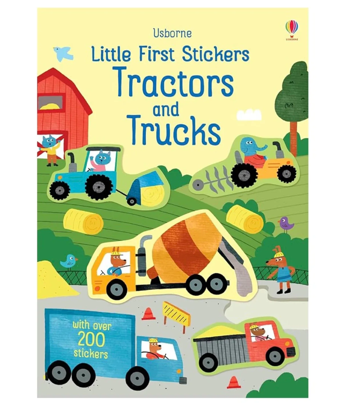 Usborne Little First Stickers Tractors and Trucks thumbnail