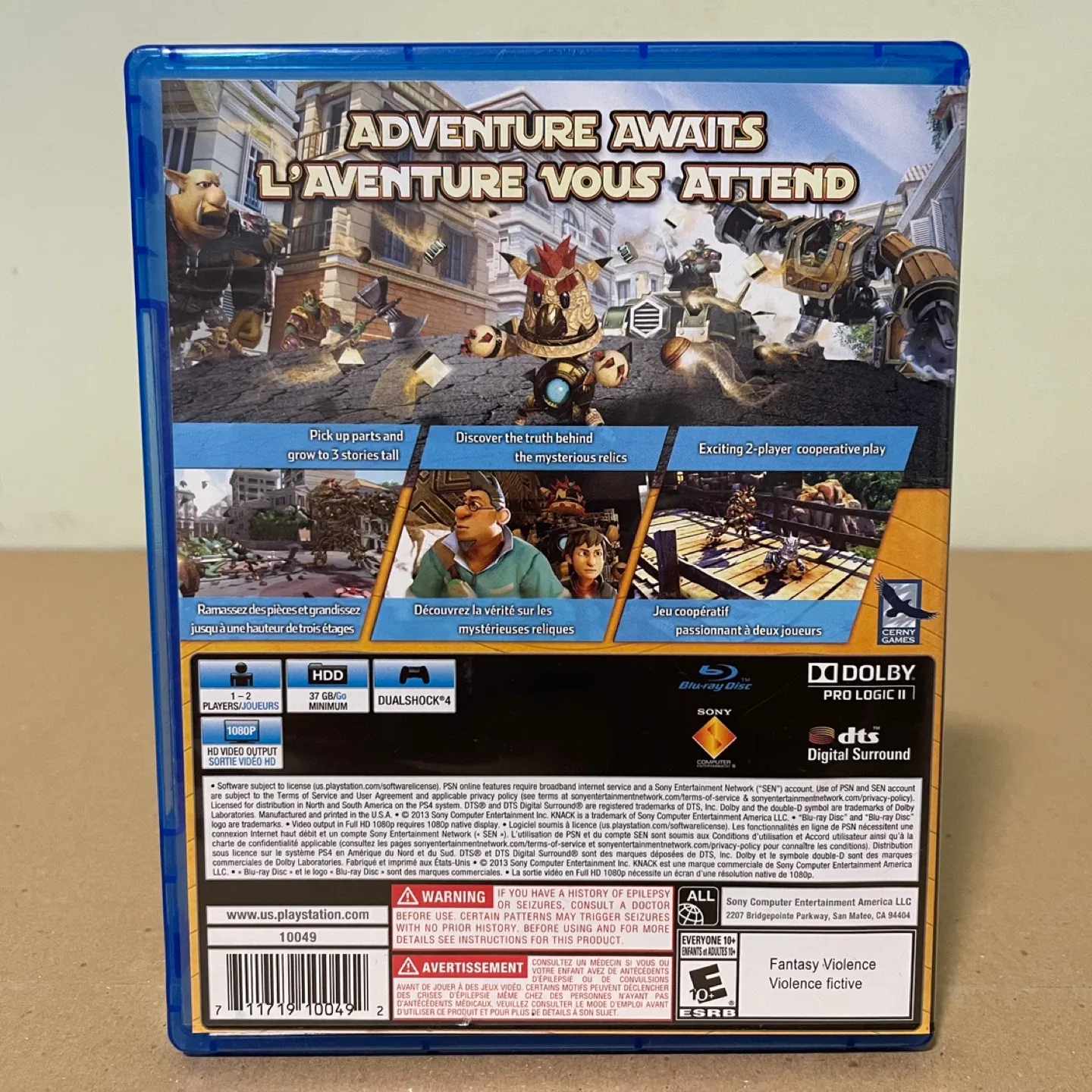 Knack game for PlayStation 4 PS4 image indicator(3)