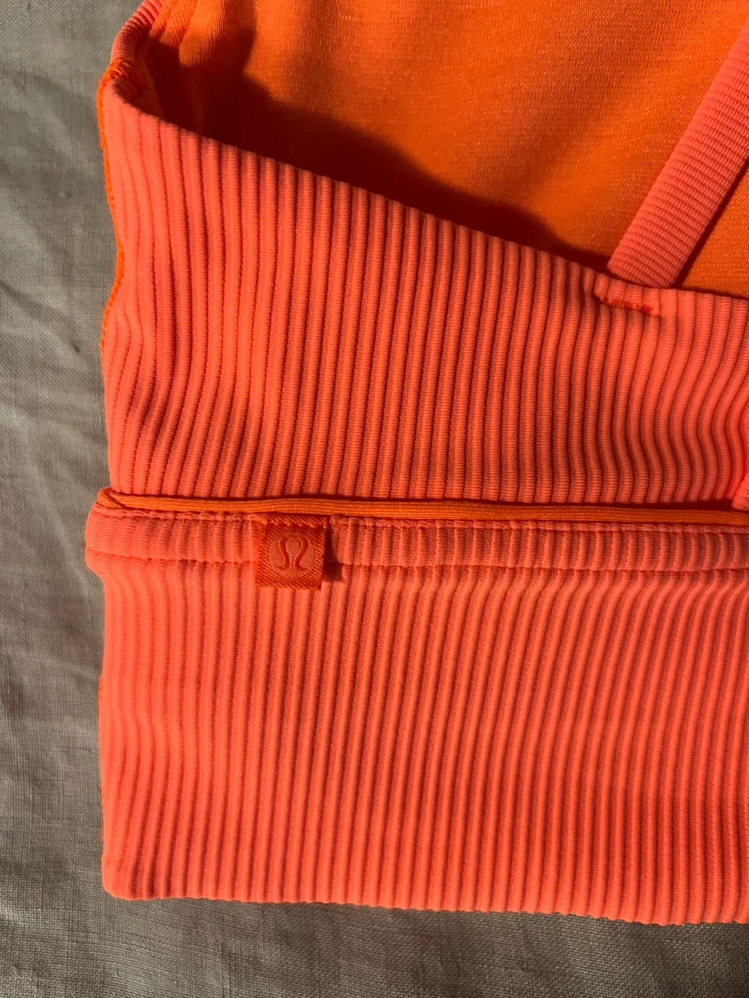 Lululemon Energy Longline Bra Ribbed Luxtreme *B-D Cups- size 6 image indicator(6)