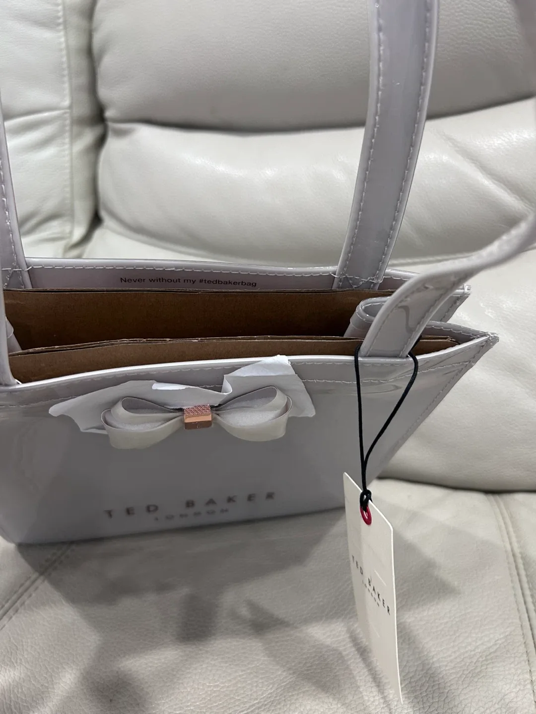 Ted Baker London Light Grey Tote Bag image indicator(4)